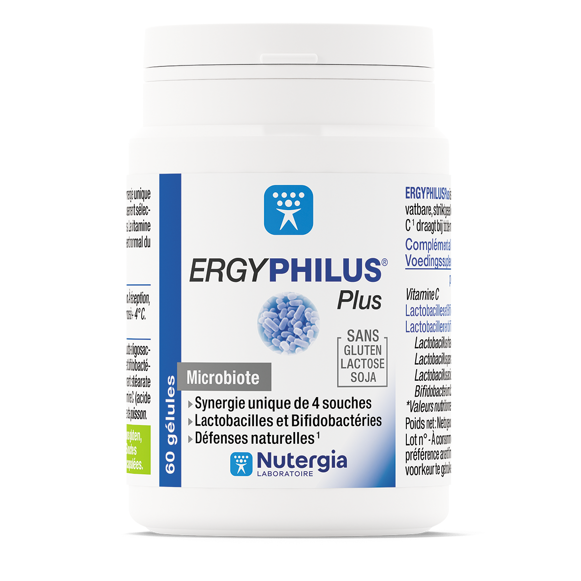 image Ergyphilus® Plus Boîte de 60 gélules PTA